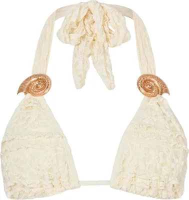Produktbild von Moda Minx Bikinioberteil Lace Nautilus Shell mit tollen Muschel-Elementen White M