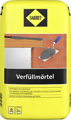 Produktbild von SAKRET Verfüllmörtel 10 kg Sack