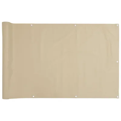 Obrázok produktu pre vidaXL Balkónová zástena na ochranu súkromia béžová 90x300 cm Oxford Fabric