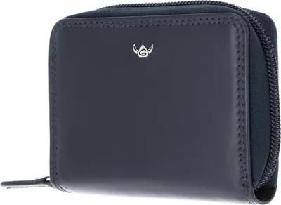 Imagen del producto de Golden Head Cuero estuche de tarjetas Polo RFID Protect Kartenetui 4506 Marineblau azul marino