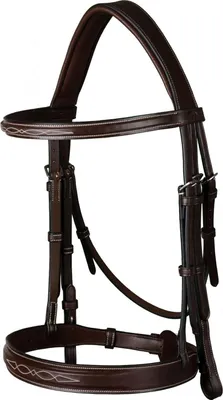 Image de Bridon Dyon Hunter Collection avec muserolle large