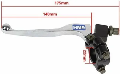 Produktbild von Kupplungshebel 14cm silber Pit Bike Dirt Bike ATV HMParts