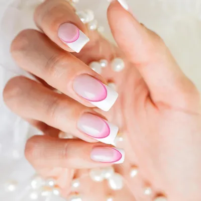 Produktbild von Bunte Französische Nail Art Aufkleber - Set von 6 | Selbstklebende Nagelfolie für DIY Maniküre Vorlagen und Nageldesign