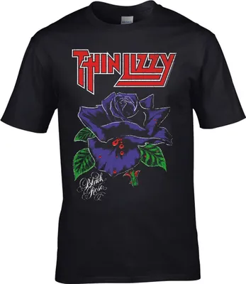 Zdjęcie produktu dla Koszulka Thin Lizzy Black Rose
