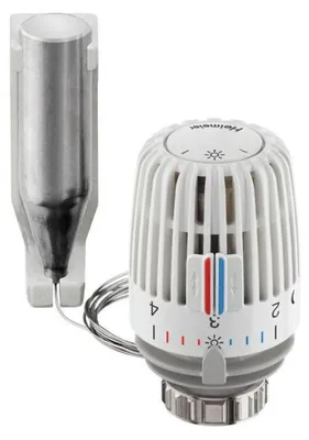Produktbild von IMI Heimeier Thermostatkopf, Standard K-Kopf m. Fernf. we Kapillarrohr 1,25 m