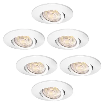 Image de Ledvion lot de 6 spot LED blanc 3W CCT neutre etanche IP65