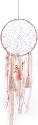Produktbild von 20 cm Boho Deko Traumfänger Eicheln und Spitze Mädchen Zimmer Hochzeit Party Geburtstag Dekoration Ornament
