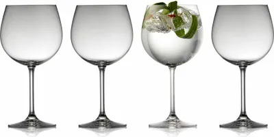 Obrázok produktu pre Lyngby Glas 916022, Pohár na Gin & Tonic, 570 ml, Sklo, Priehľadná, 4 kusov, Kolo
