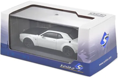 Produktbild von Solido Modellauto Maßstab 1:43 Dodge Challenger Demon weiß 2018 S4310303