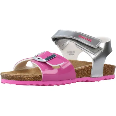 Produktbild von GEOX Girl Sandale Lederfussbett rosasilber-EUR 27