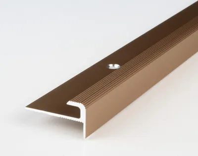 Produktbild von PROVISTON | Einfass- & Abschlussprofil | Aluminium | 28 x 5 x 1000 mm | Bronze Hell | Einschubprofil | Abschlussleiste | Bodenprofil