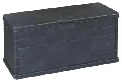 Image de Boîte de rangement OMEGA, 210 litres, 117x38x56 cm, couleur anthracite