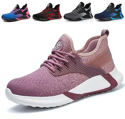 Zdjęcie produktu dla Buty ochronne robocze stalowy nosek sportowe oddychające antypoślizgowe 39