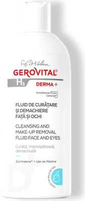 Produktbild von Gerovital Reinigungs- und Abschminkfluid Gesicht und Augen 200 ML für Frauen