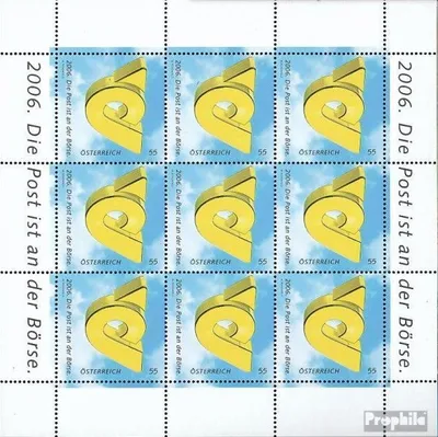Produktbild von Briefmarken Österreich 2006 Mi 2600 Kleinbogen (kompl.Ausg.) gestempelt Privatisierung