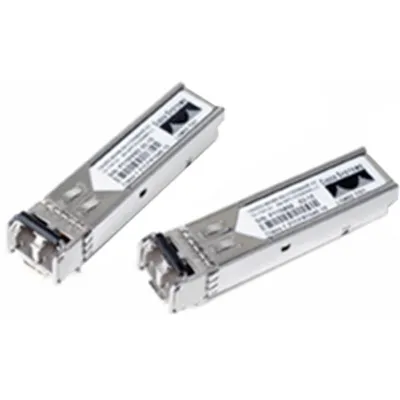 Produktbild von Cisco DS-SFP-FCGE-SW=, Faseroptik, 2000 Mbit/s, SFP, LC, 50/125,62.5/125 µm, SW