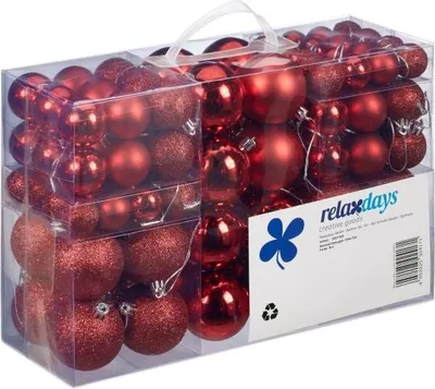 Productafbeelding van Kerstballen in een set van 100 stuks