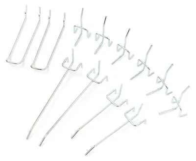 Obrázok produktu pre Háčiky na stenu - organizér na náradie, sada 12ks, 30mm