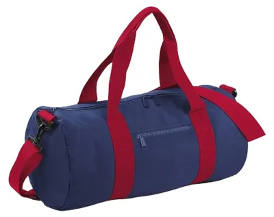Image de Sac de voyage / sac de sport Bagbase, 20 litres FK183 (taille unique) (bleu marine/rouge)