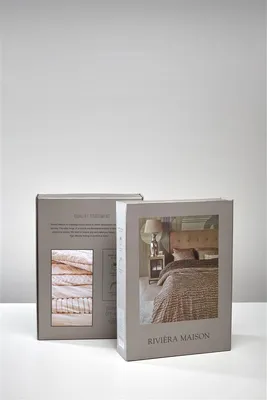 Produktbild von Rivièra Maison Bettwäsche Renforcé Coziness Off-White + 1x 1 , 1 Off-White 155x220, 155 x 220 cm weiß