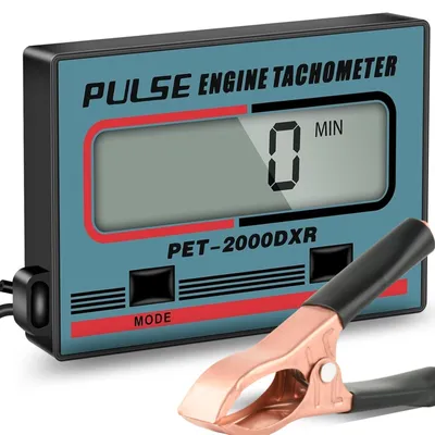 Image de Compteur de tours-moteur pour tronçonneuse, compteur de vitesse numérique LCD pour divers moteurs