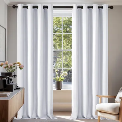 Immagine prodotto di Tende oscuranti, protezione dal freddo, opache, set da 2, 260x140 cm, colore argento-grigio