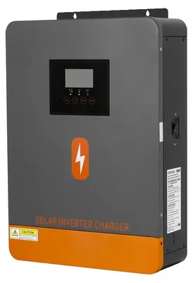Zdjęcie produktu dla Hybrydowy falownik solarny, kompatybilność z dwoma napięciami, wyjście z czystą falą sinusoidalną, 4,2 kW