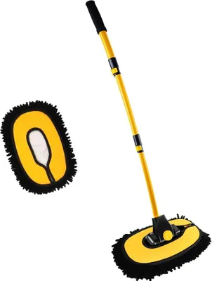 Produktbild von Autowaschbürste, Auto Bürste, Waschbürste, Reinigungswerkzeug für die Windschutzscheibe mit ausziehbarem Griff, Auto Reinigungsbürste Kit