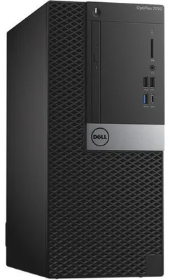 Image de Ordinateur de bureau Dell OptiPlex 7050, modèle tour | Processeur Intel Core i7-6700 | 8 Go de RAM DDR4 | Disque dur de 500 Go | Système d'exploitation Windows 10 | Qualité A-