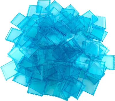 Produktbild von LEGO® 1x6x5 Panele Wandelement Hellblau Transparent - 59349 NEU! Menge 25x
