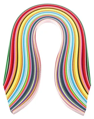 Image de Papier pour quilling, bandes de papier pour quilling, set de papier pour quilling, papier pour quilling DIY, bandes de papier pour quilling DIY
