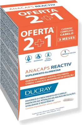 Obrázok produktu pre Ducray anacaps Reactiv Capsules 90 kapsúl