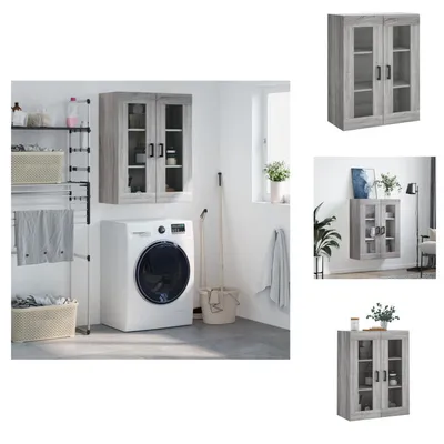Produktbild von vidaXL Wandschrank Grau Sonoma 69,5x34x90 cm -  Sideboards