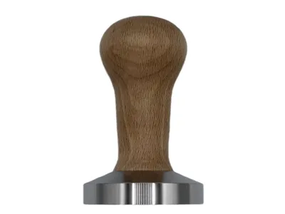 Produktbild von Heavy Tamper Spezialitäten-Kaffeestampfe Ø49mm Buche