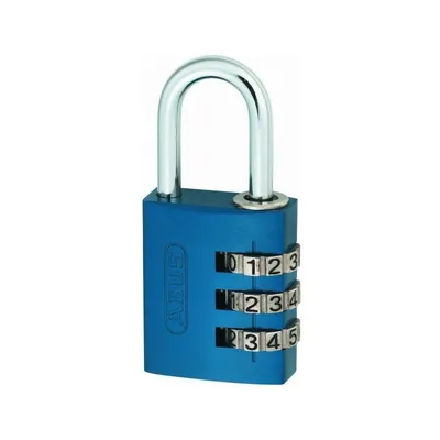 Produktbild von Abus Zahlenschloss 30mm (Typ 724/30) blau (3-stelliger Code)