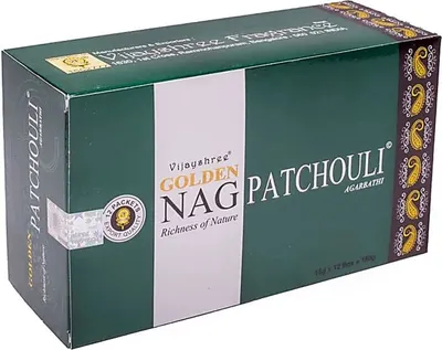 Zdjęcie produktu dla Kadzidło Golden Nag Patchouli – 15 g