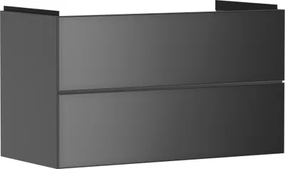 Produktbild von Waschtischunterschrank Xevolos E 980x555x475mm Ko sch-gr ma Fr sch-gr met korpus schiefergrau matt Front schiefergrau metallic