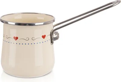 Immagine prodotto di Caffettiera smaltata, crema, TONCA, 600 ml