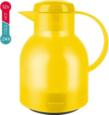 Produktbild von emsa Isolierkanne SAMBA 1 Liter Quick Press, Farbe transluzentes Gelb