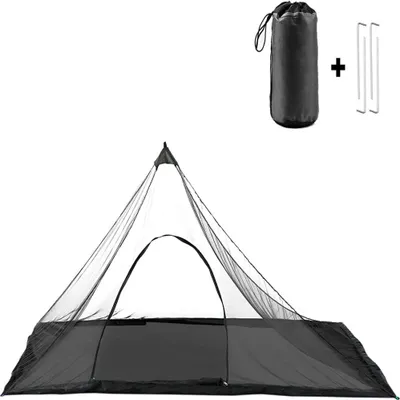 Produktbild von Campingzelt, Moskitonetz mit Tragetasche, wasserdichtes Netzzelt für Rucksackreisen, Wandern, Camping, Angeln