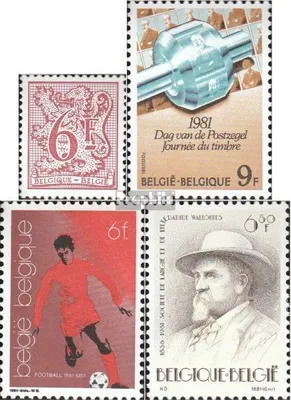 Produktbild von Briefmarken Belgien 1981 Mi 2050,2060,2066,2067 (kompl.Ausg.) postfrisch Löwe