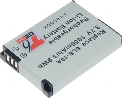 Image de Batterie T6 Power pour SAMSUNG L110, Li-Ion, 3,7 V, 1050 mAh (3,9 Wh), noir