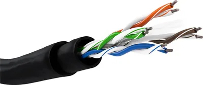 Zdjęcie produktu dla Goobay Outdoor Set CAT 6 U/UTP CCA 100m Black