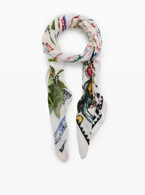 Produktbild von Desigual Paradise Rectangle Foulard Crudo