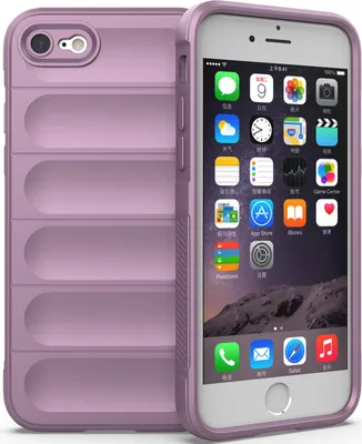 Obrázek produktu pro iPhone SE 2022 Pouzdro, Měkké TPU Silikonové Nárazuvzdorné Ochranné Pouzdro pro iPhone SE 2022/SE 2020/ 8 / 7 Fialová