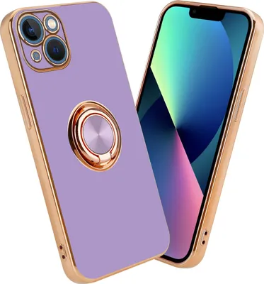 Immagine prodotto di Cadorabo custodia protettiva per Apple iPhone 13 MINI custodia in viola custodia cover fotocamera protezione supporto auto magnetico
