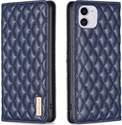 Obrázek produktu pro pouzdro na iPhone 11, Elegantní flipové kožené pouzdro ve stylu knihy se stojánkem pro iPhone 11 Blue