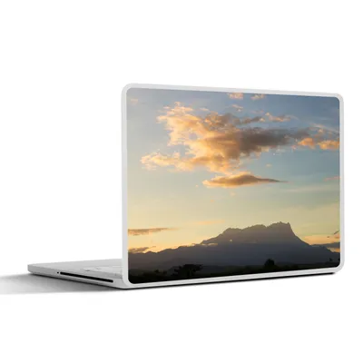 Produktbild von MuchoWow® Laptop Aufkleber Sticker Cover Mount Kinabalu - Malaysia - Sonnenaufgang 36.5x27.5 cm - Laptop-Sticker