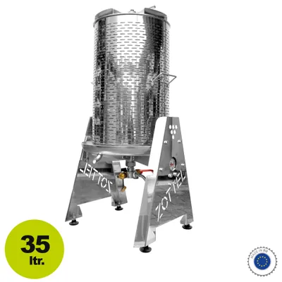 Produktbild von Edelstahl Zottel Wasserdruckpresse 35 Liter Hydro-Obstpresse