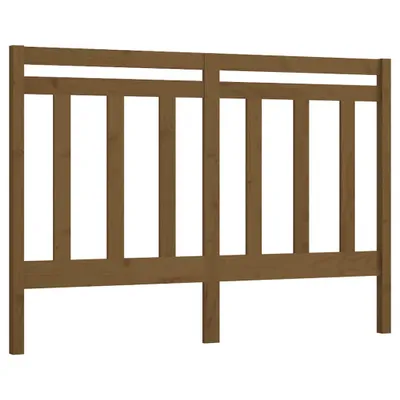 Produktbild von vidaXL Kopfteil Honigbraun 141x4x100 cm Massivholz Kiefer